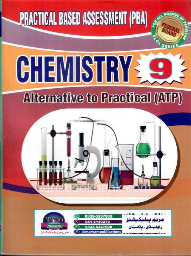 MARYAM KEY TO CHEMISTRY NBF NCP NEW EDITION BOOK 9