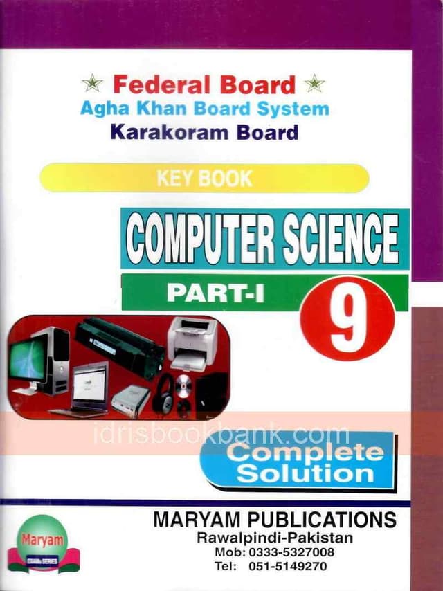 MARYAM KEY TO COMPUTER BOOK 9 NBF NCP SLO