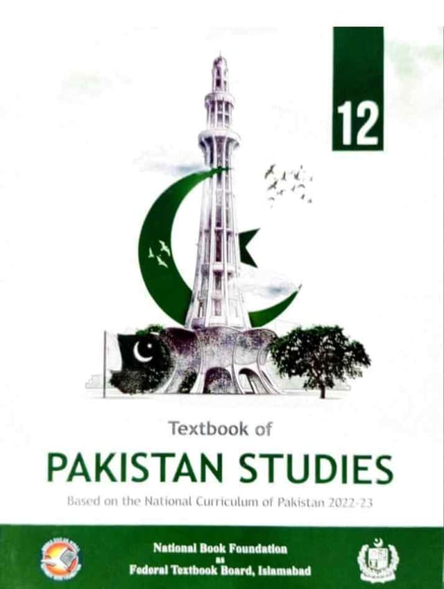 NBF PAKISTAN STUDIES 12 IN ENGLISH