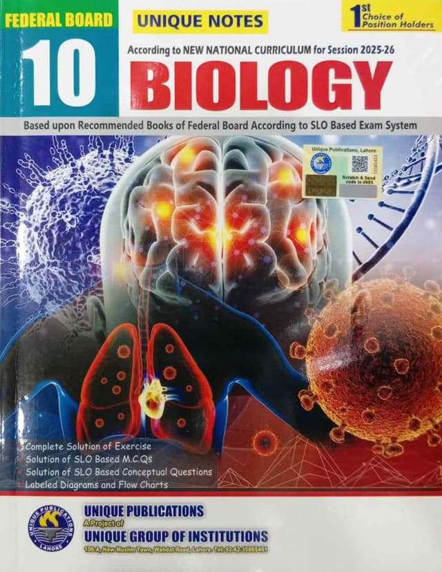 UNIQUE NOTES BIOLOGY 10 FB