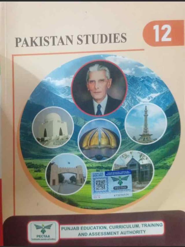 PTB PAKISTAN STUDIES ENG 12